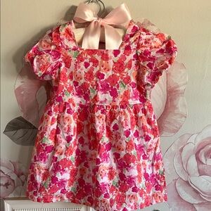 Floral Pink  Baby Dress